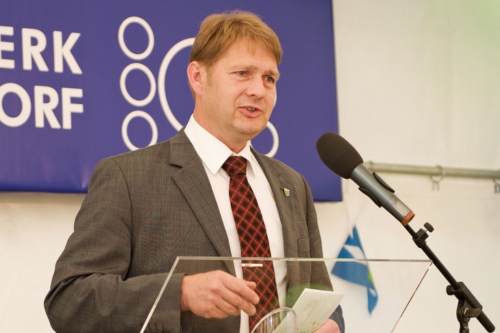 Bürgermeister Bodo Oehme (Schönwalde-Glien), gleichzeitig Verbandsvorsteher des TAZV Glien