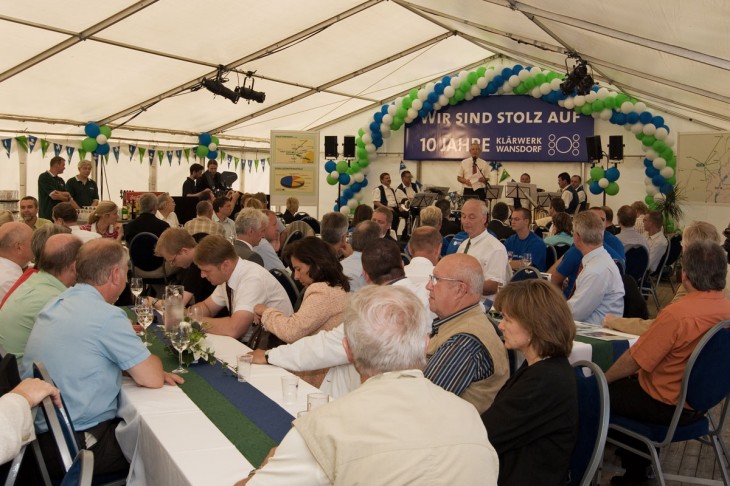 10 Jahre KWG - Festakt im Festzelt