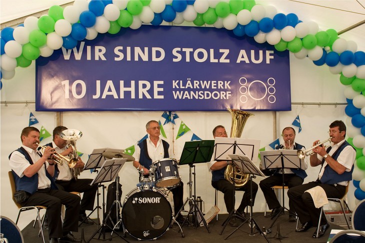 Für Unterhaltung sorgte auch das BVG-Orchester