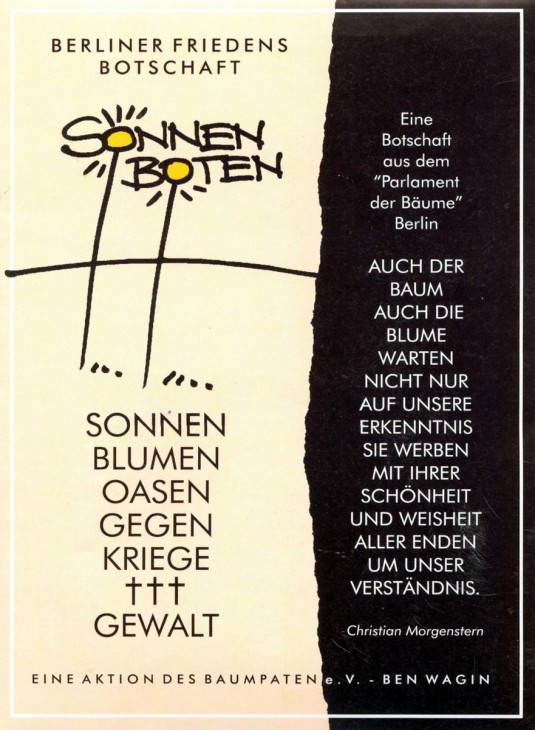 Berliner Friedensbotschaft Berliner Friedensbotschaft